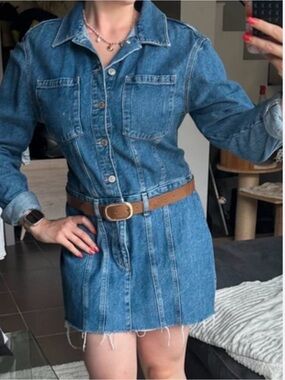 Zara Denim Shirt Dress size M